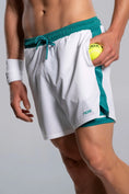 Cargar la imagen en la vista de la galería, Bolsillo para pelotas de pádel en short Nox Pro Blanco- Funcionalidad para jugadores de competencia 
