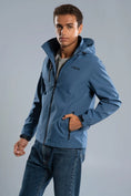 Load the image into the gallery view, Chaqueta Softshell Hombre Team Azul Noche Hombre
