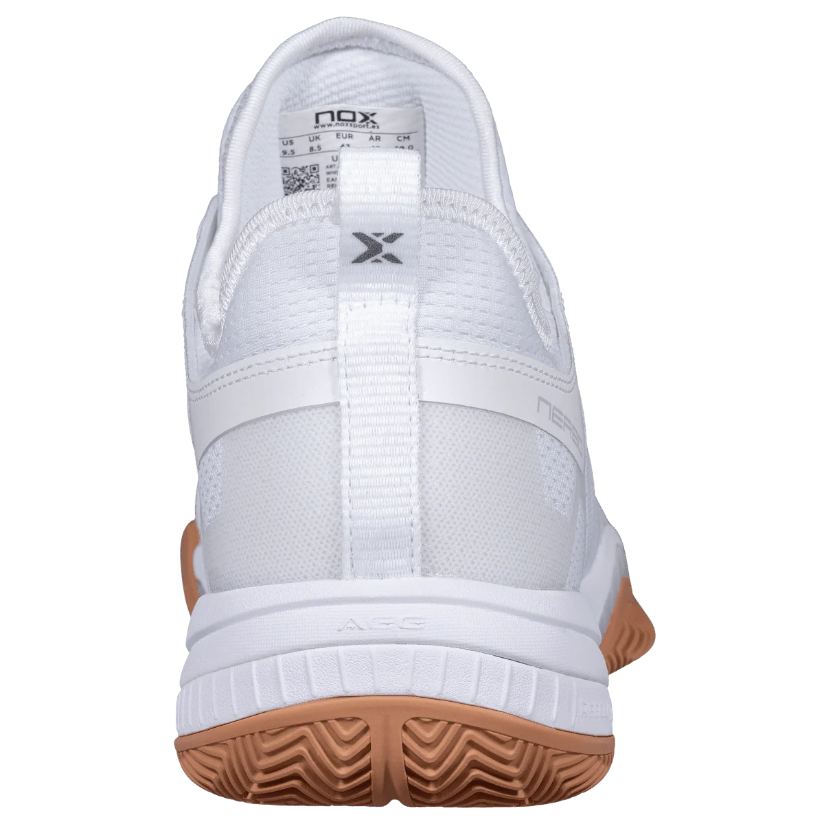 Tenis Nox Nerbo Blanco/Suela Caramelo 2026