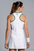 Cargar la imagen en la vista de la galería, Vestido Nox Mujer PRO Blanco/Verde Hiedra
