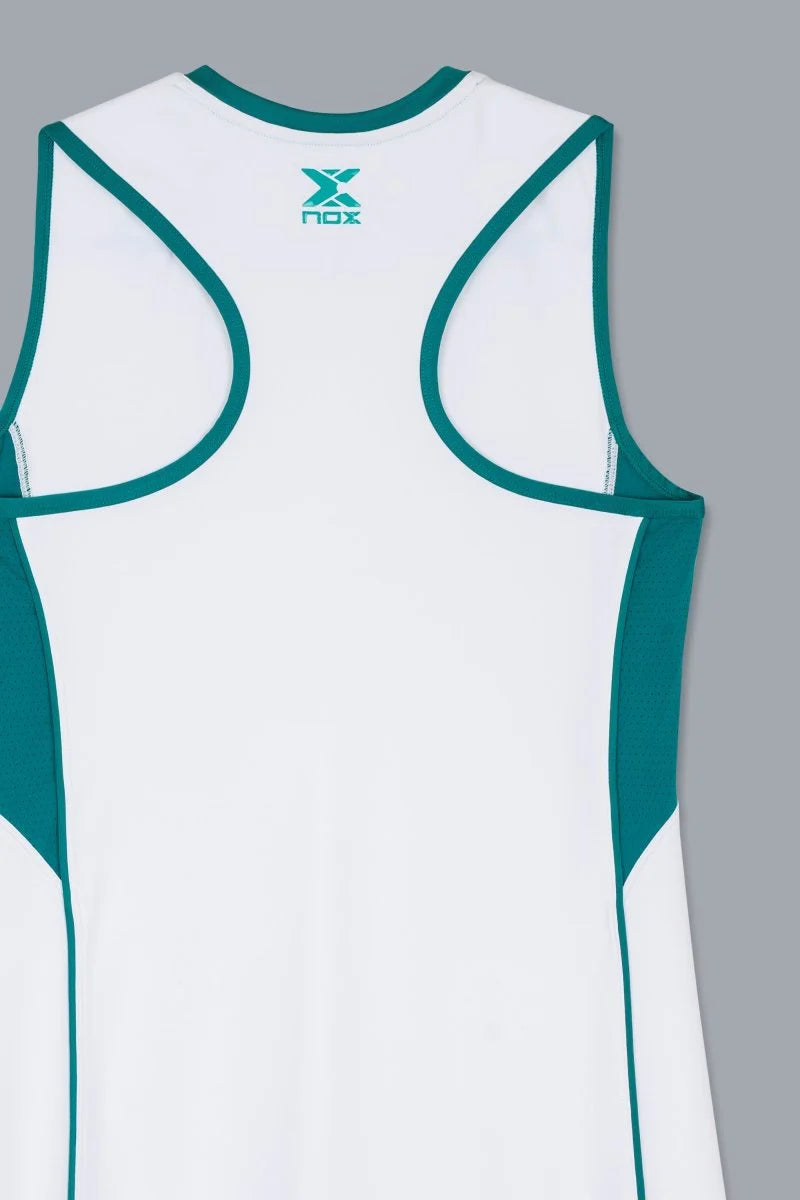 Vestido Nox Mujer PRO Blanco/Verde Hiedra