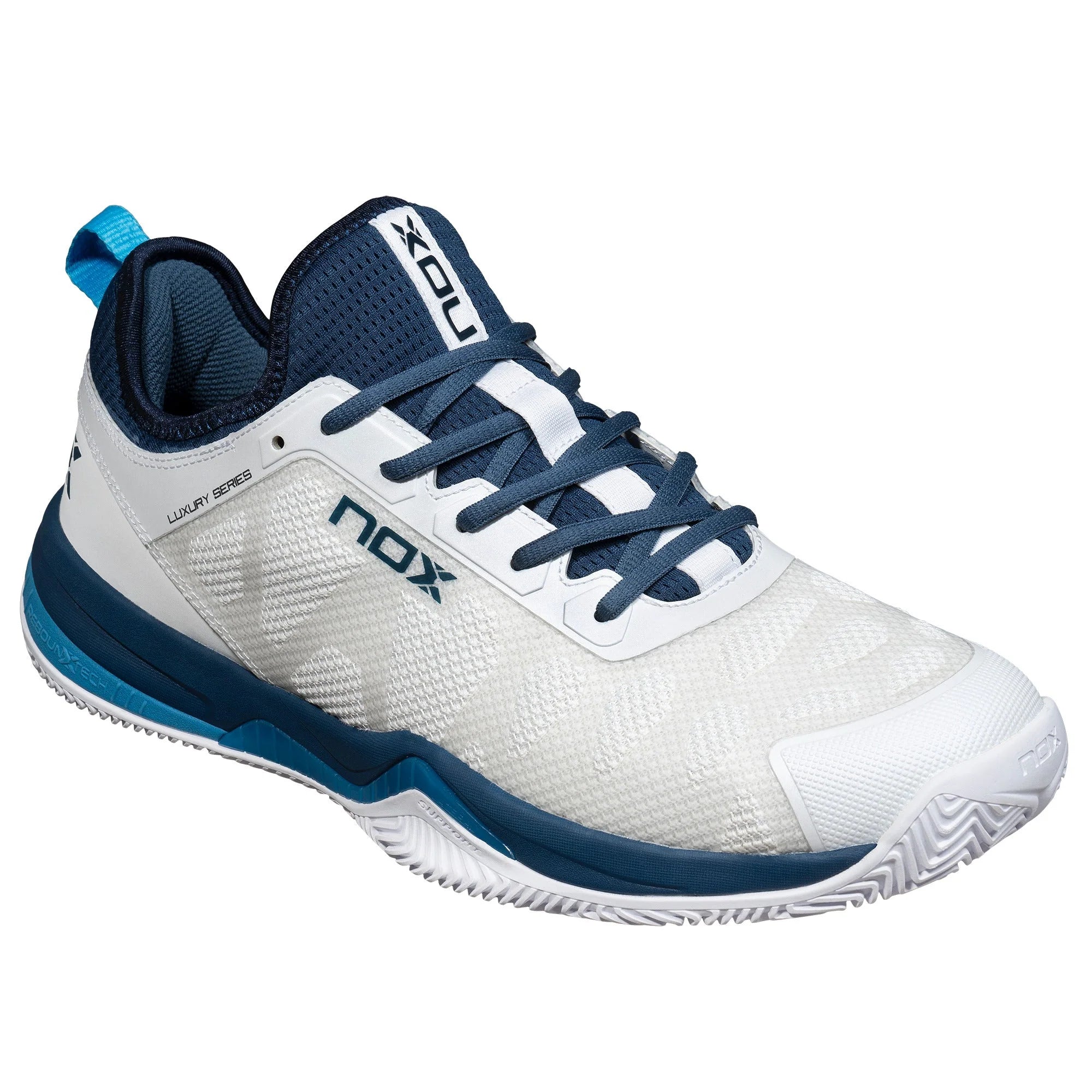Tenis Nox Nerbo Blanco/Azul sueco
