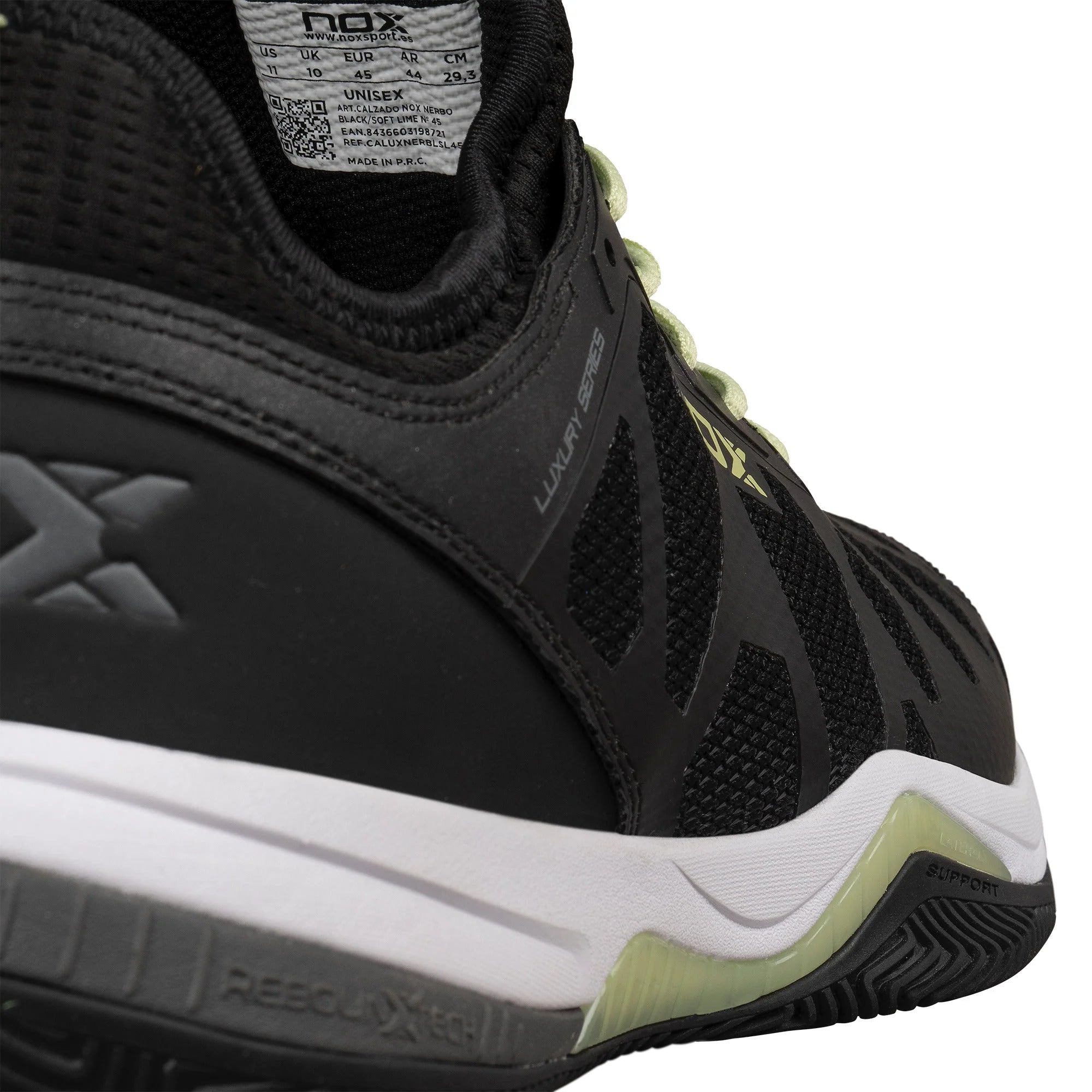 Tenis Nox Nerbo Negro/Lima Suave